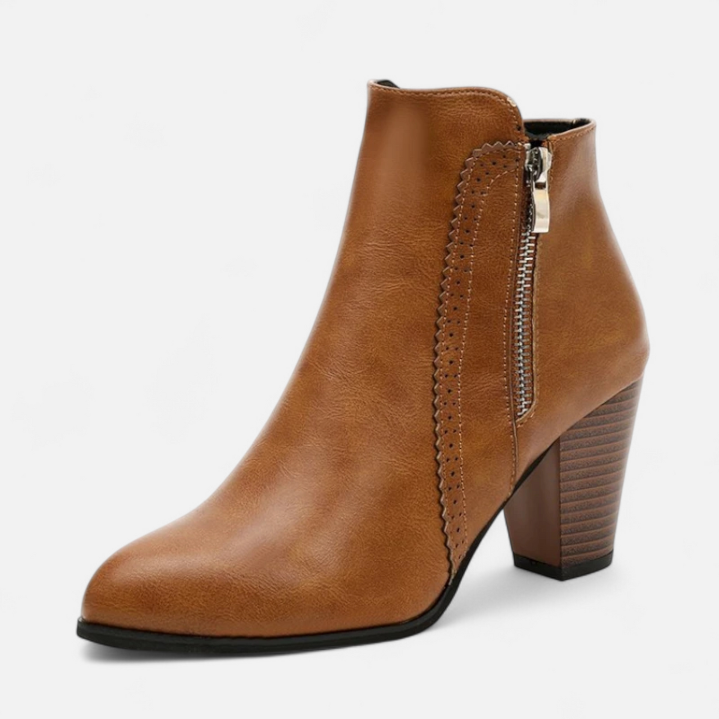Elowen | Vintage-Style Block Heel Booties