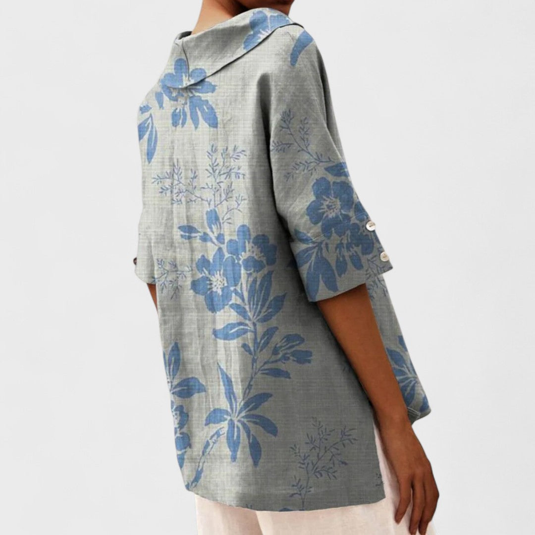 Andrea – Elegant V-Neck Top