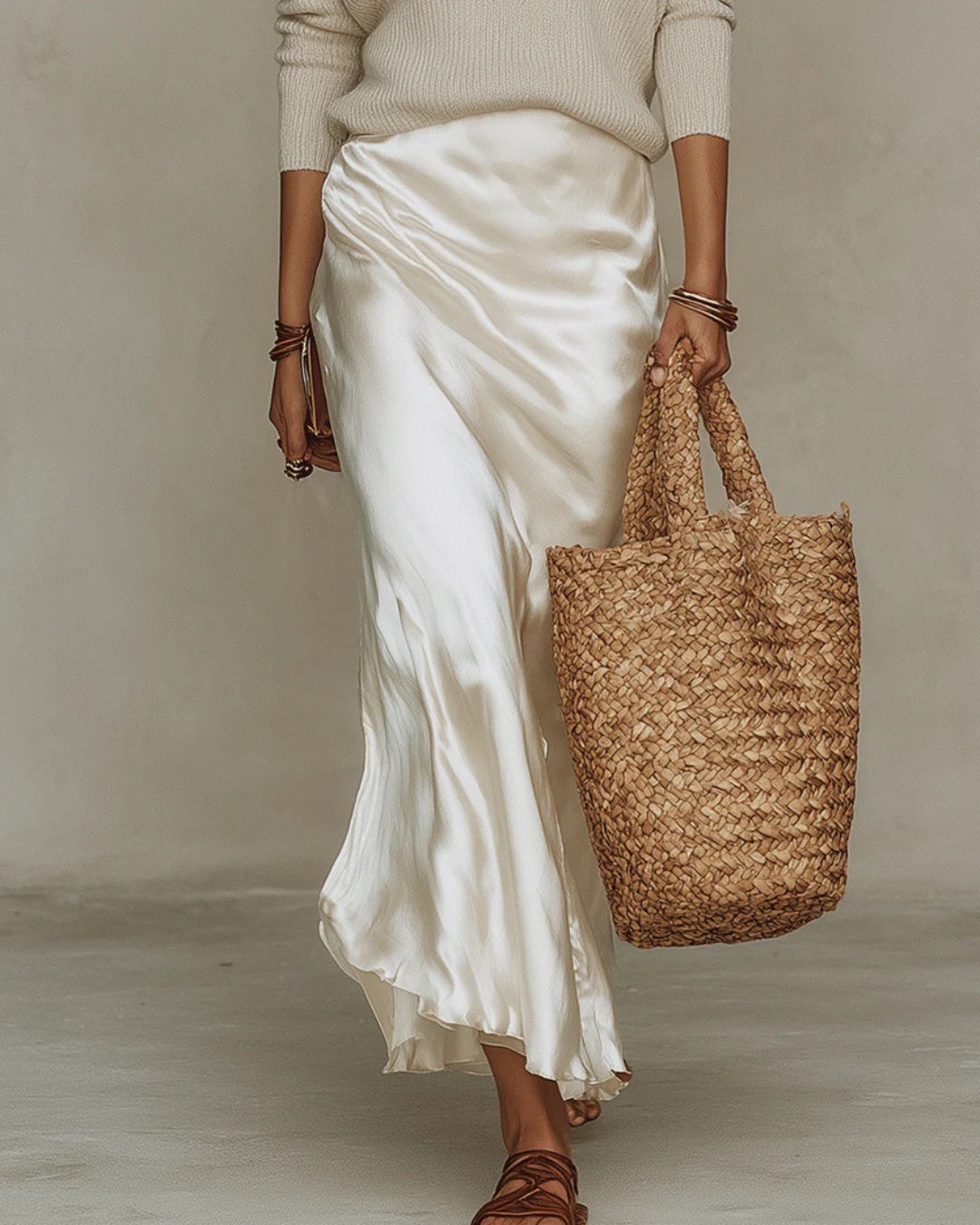 Alessia – "Satin Essence" Slip Dress