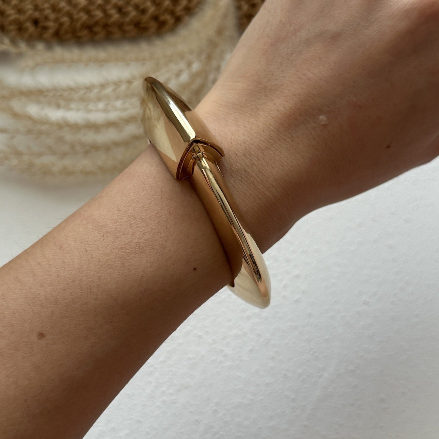 Ensley | Sculptural Molten Luxe Cuff