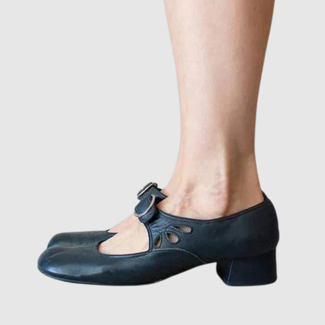 Mary Jane Daisy – Elegant Flat Shoes