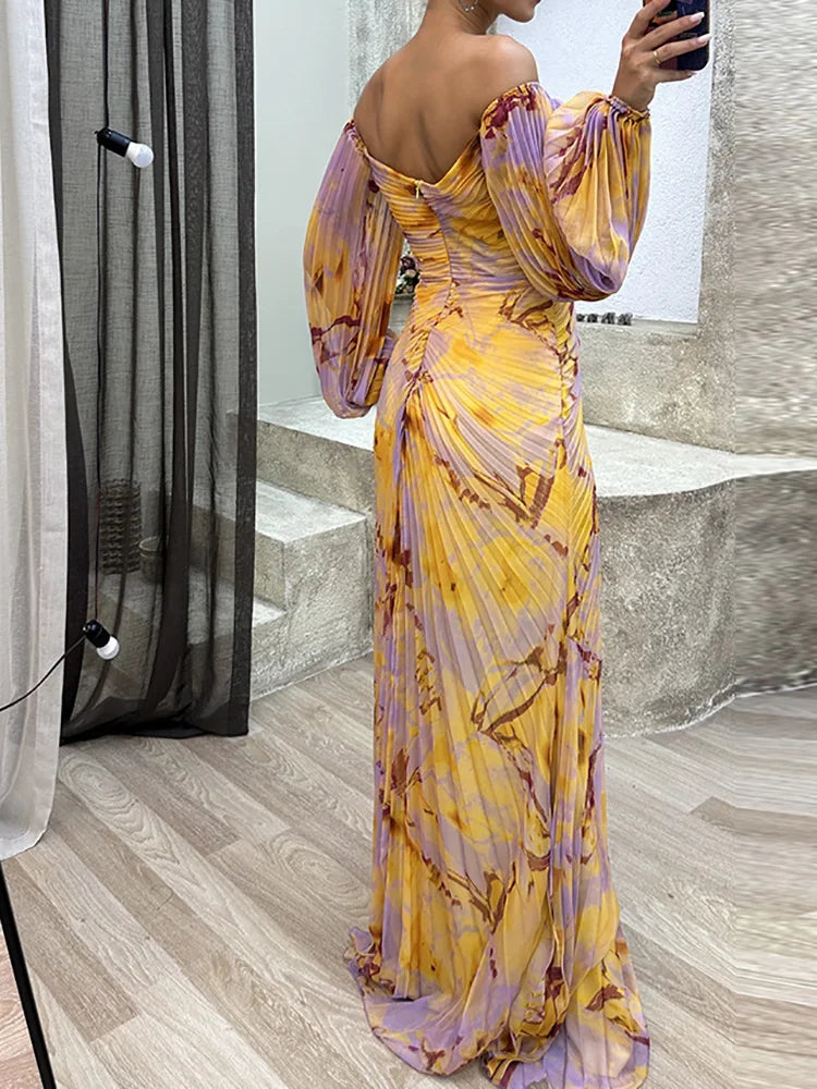 Sofia – "Fluid Elegance" Maxi Dress