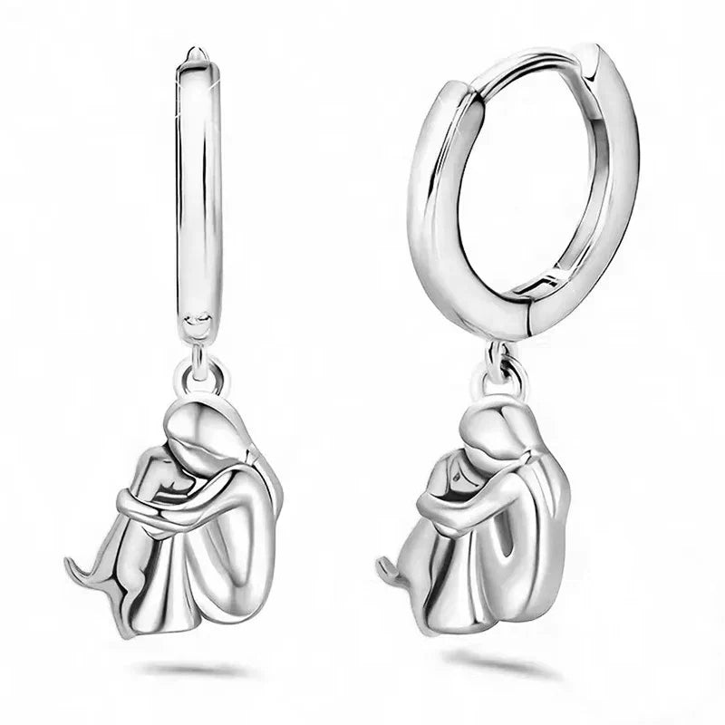 Elisa | The Loyal Heart Huggie Hoops