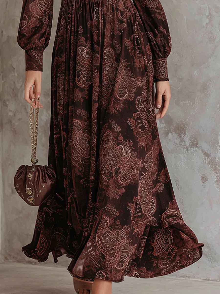 Elora – "Artisan Paisley" Fluid Silhouette