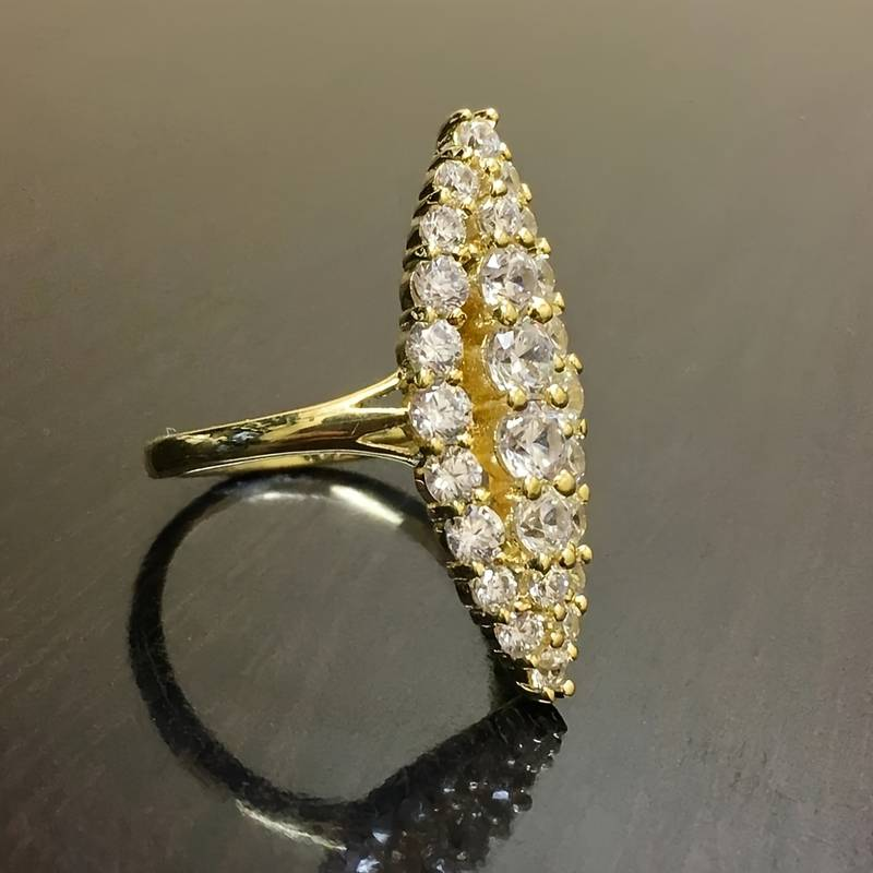 Crystal - The Eternal Oval Vintage Ring