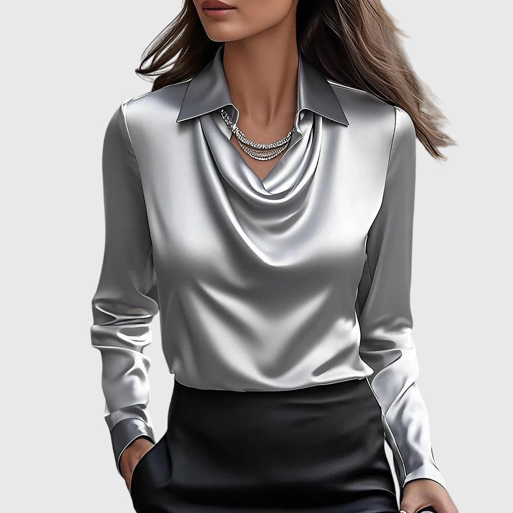 Brooklyn – Liquid Satin Shirt
