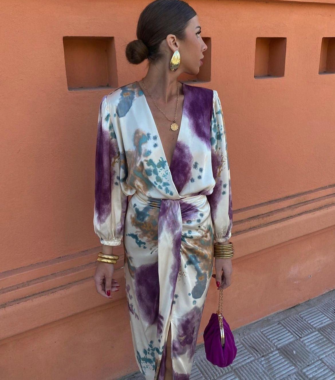 Valeria – "Enchanted Glow" Deep-V Maxi
