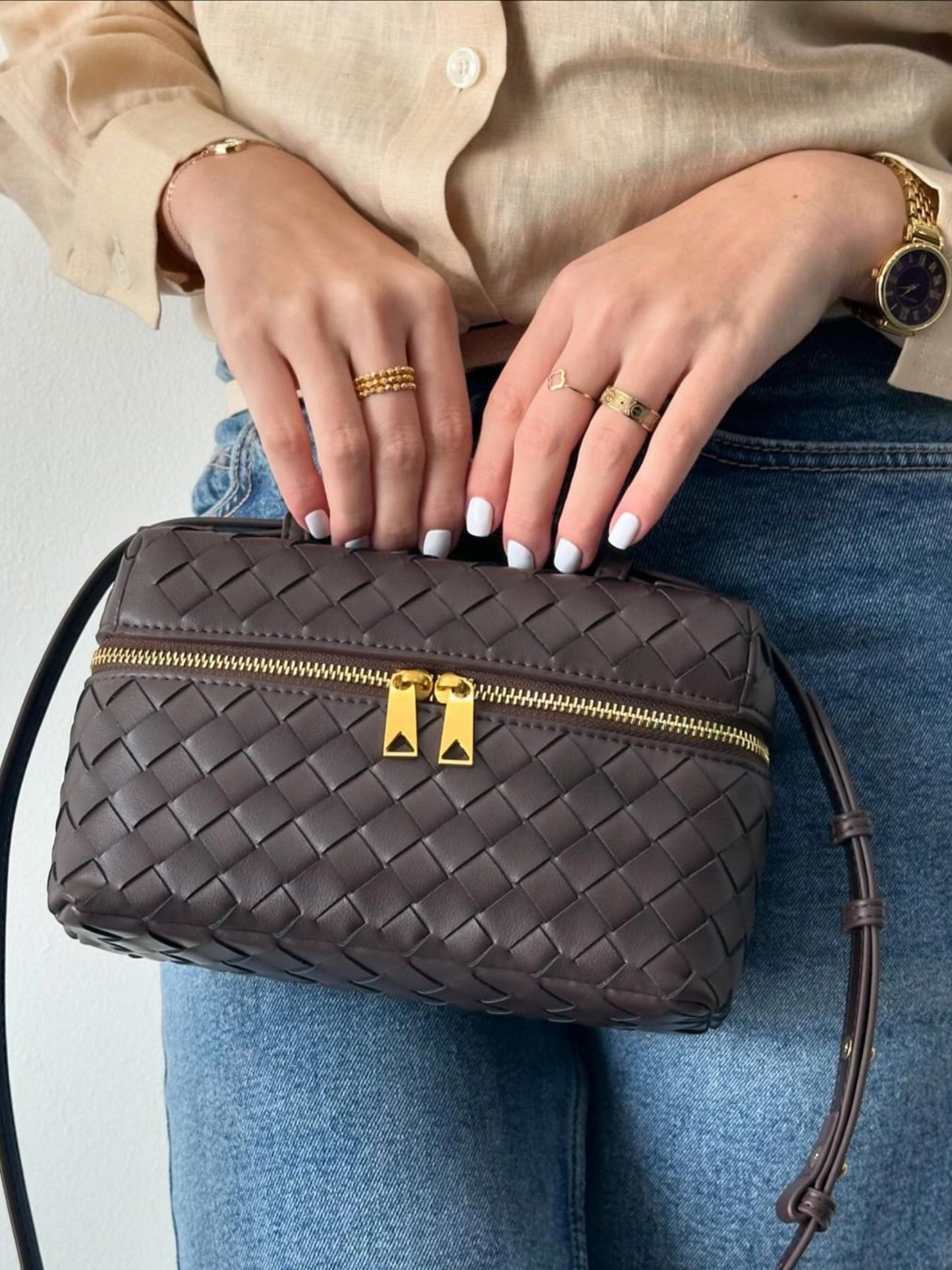Juliette | Milan Structured Woven Bag