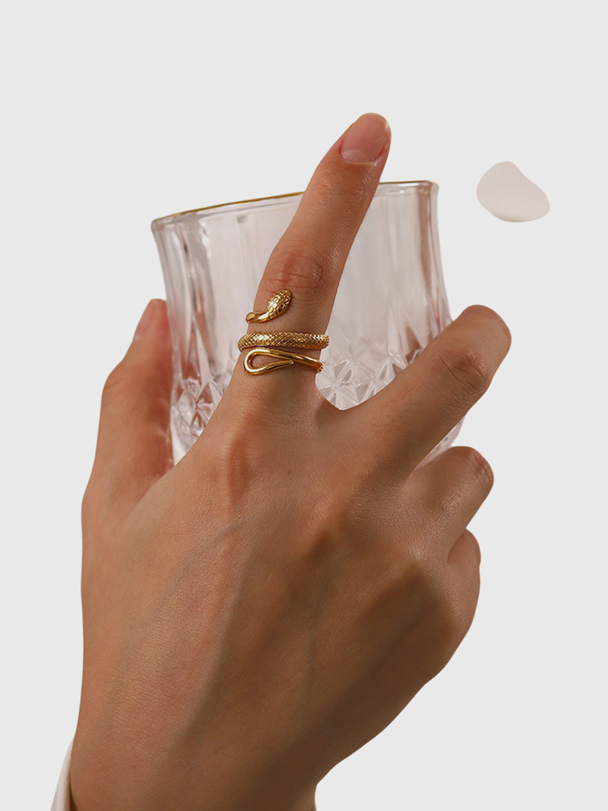 Aubrey - Sculpted Serpent Ring