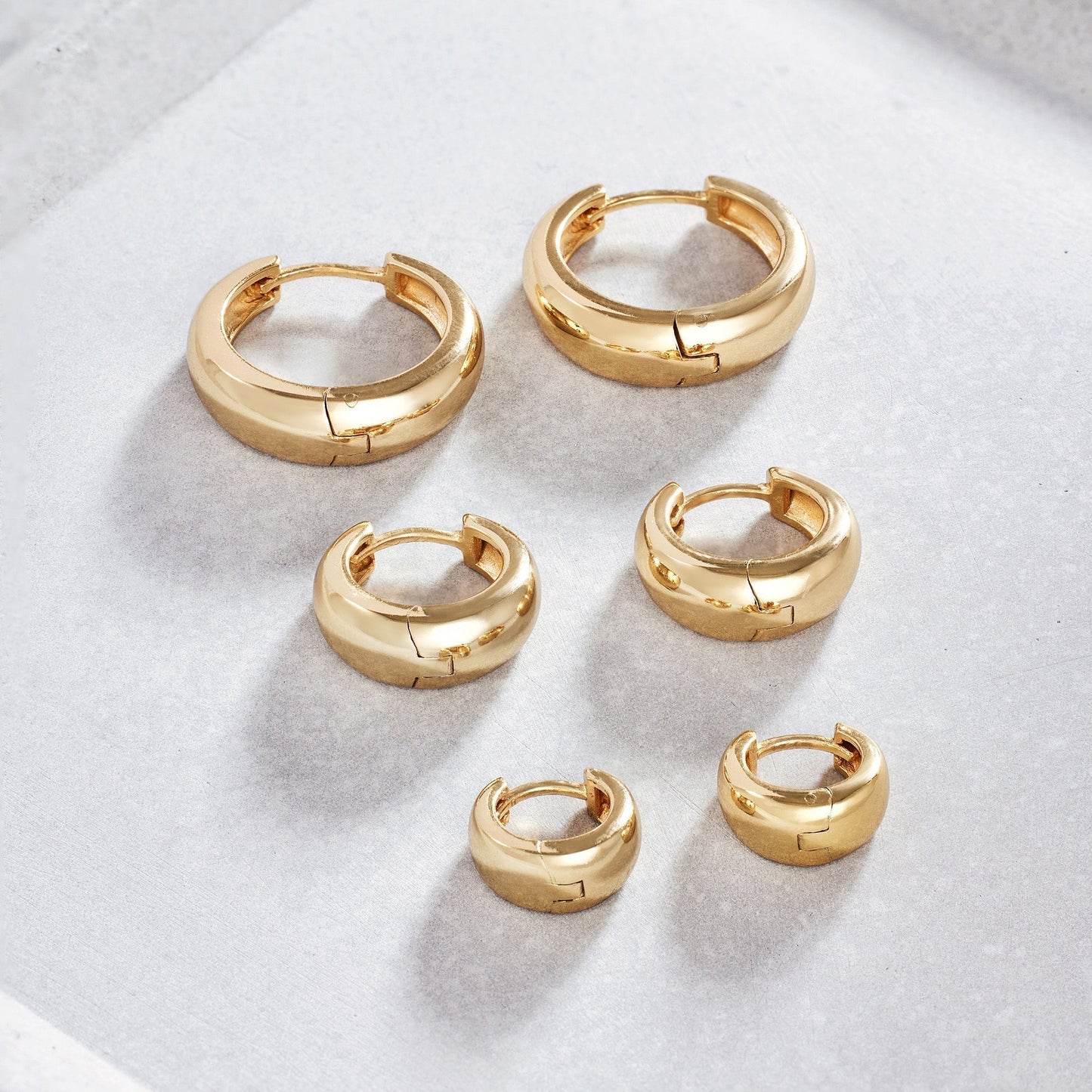 Rhaquellee | 14K Gold Signature Essential Earrings