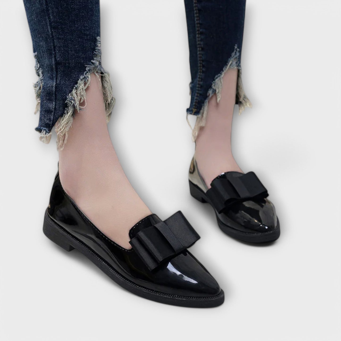 Heidi | Elegant Bow Accent Loafers