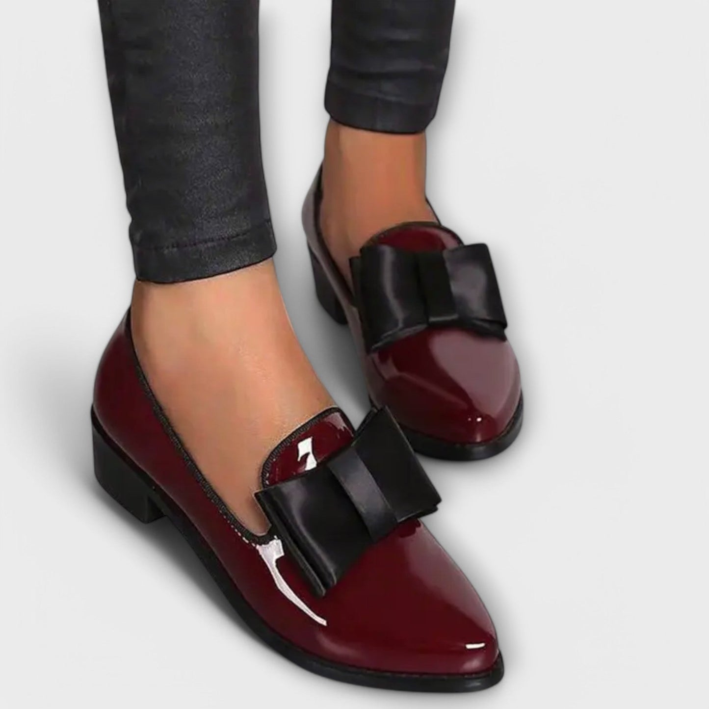 Heidi | Elegant Bow Accent Loafers