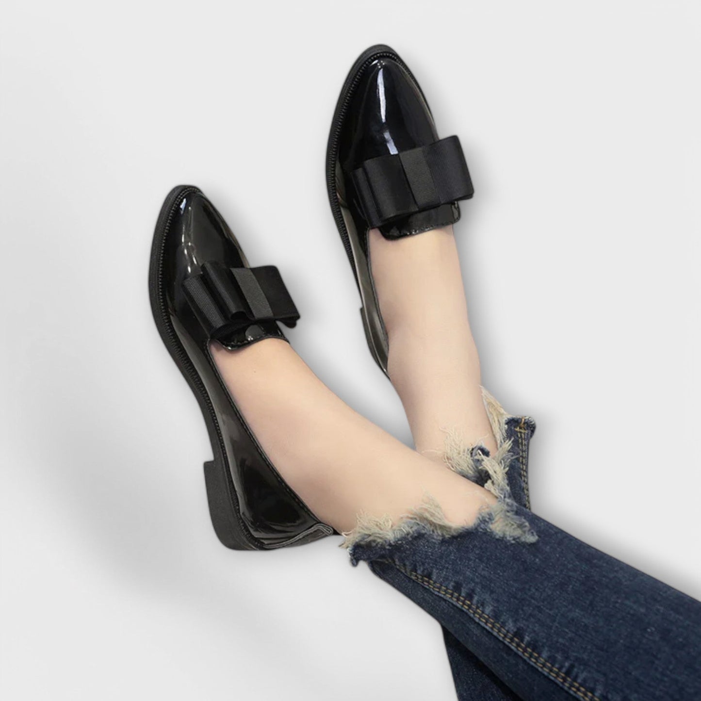Heidi | Elegant Bow Accent Loafers