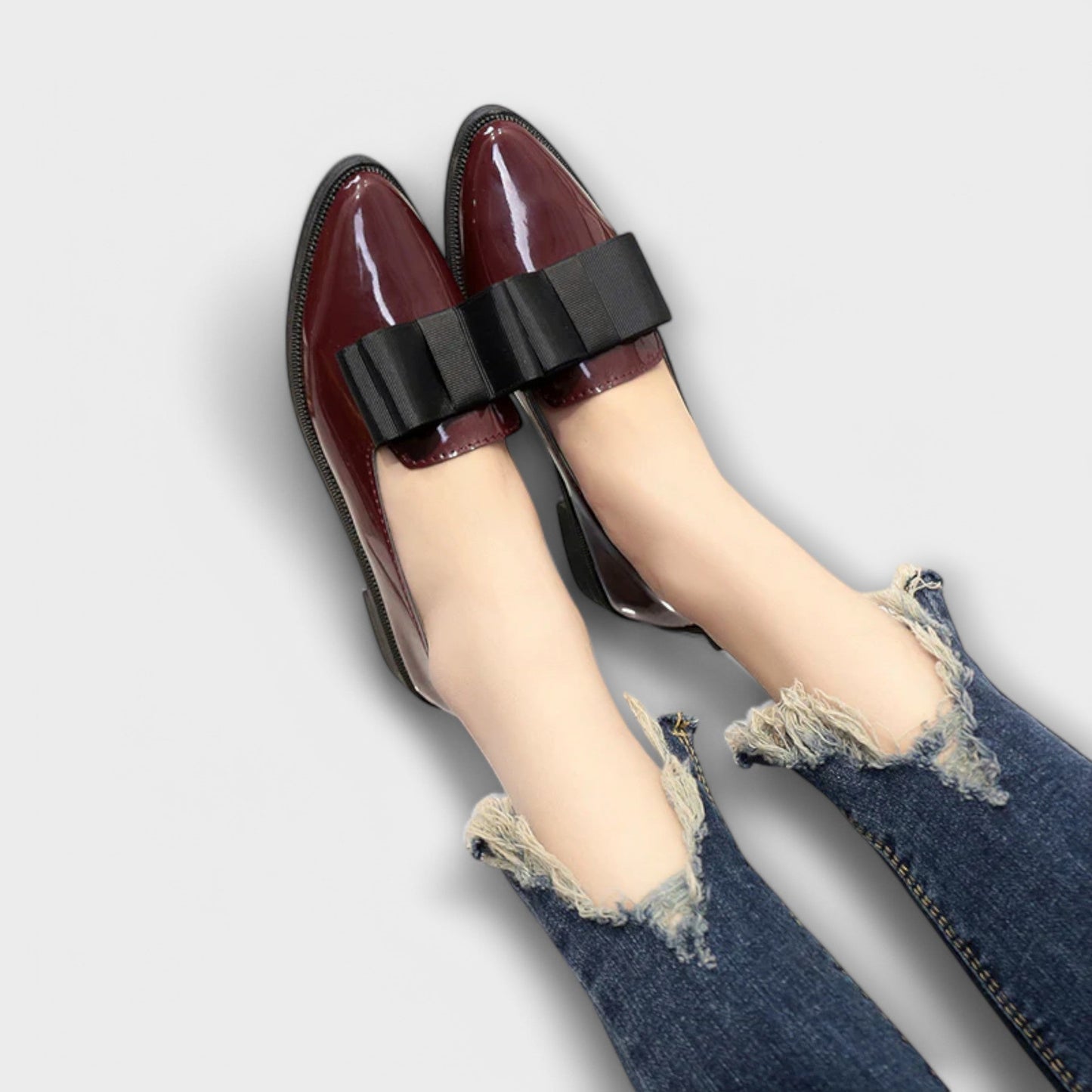 Heidi | Elegant Bow Accent Loafers