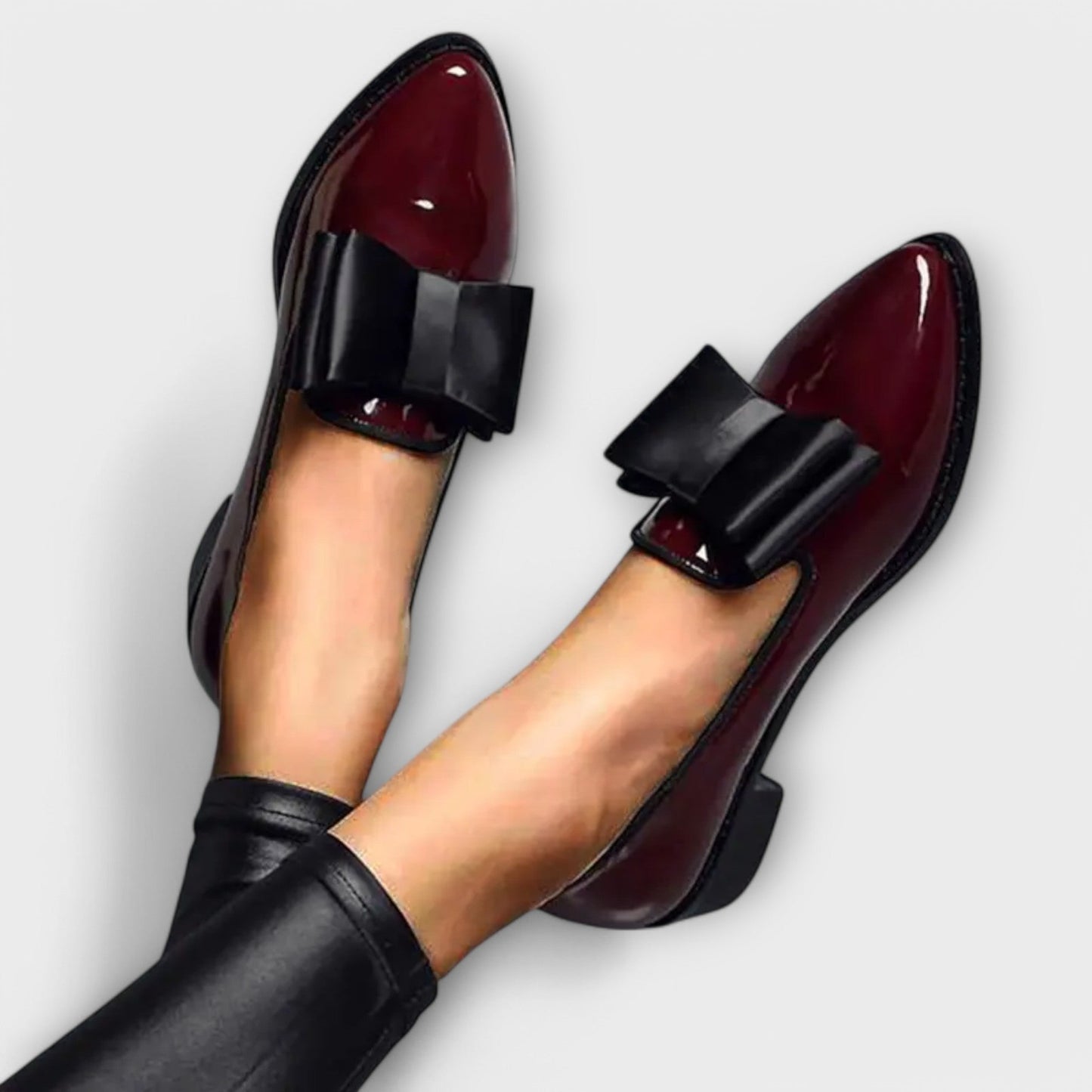 Heidi | Elegant Bow Accent Loafers