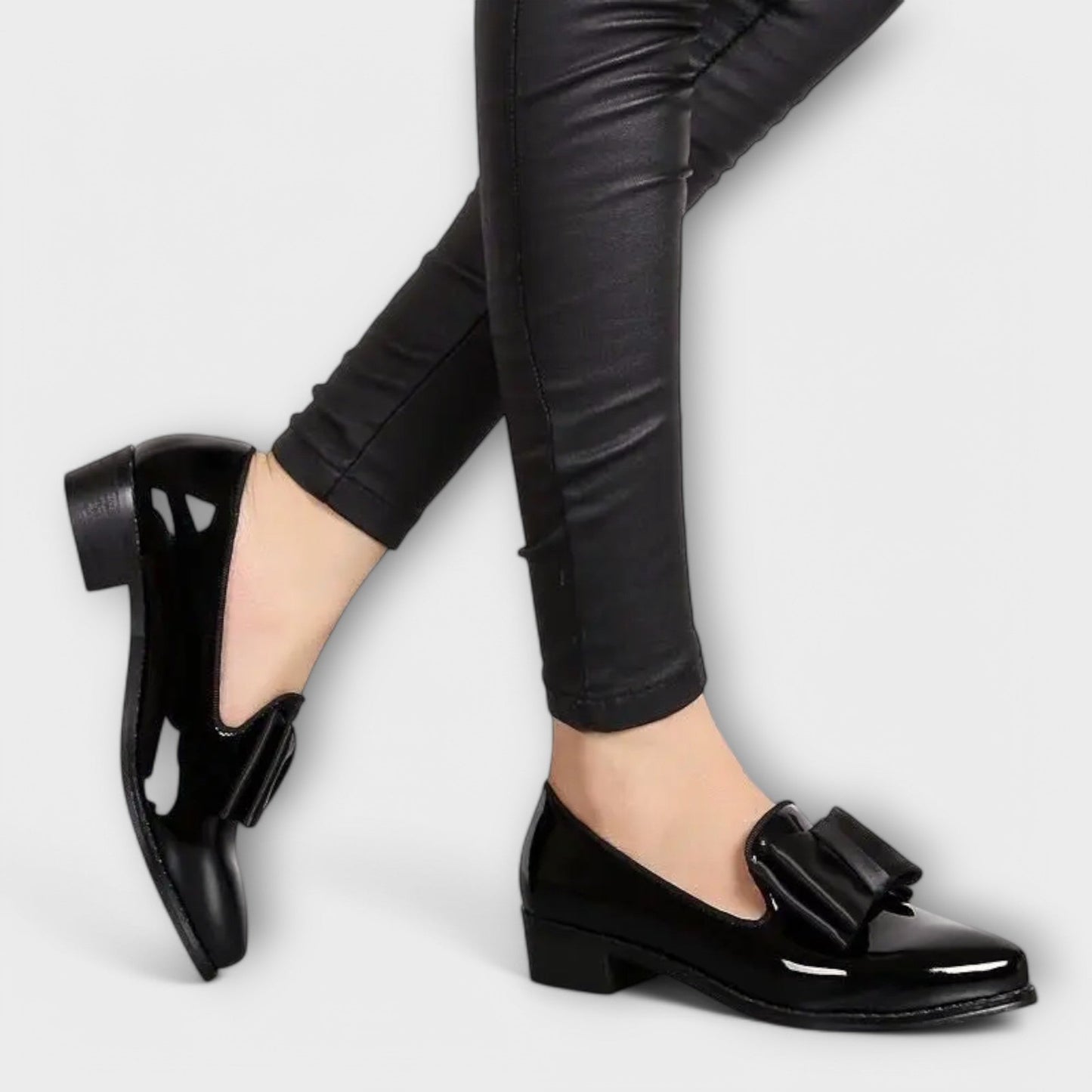 Heidi | Elegant Bow Accent Loafers