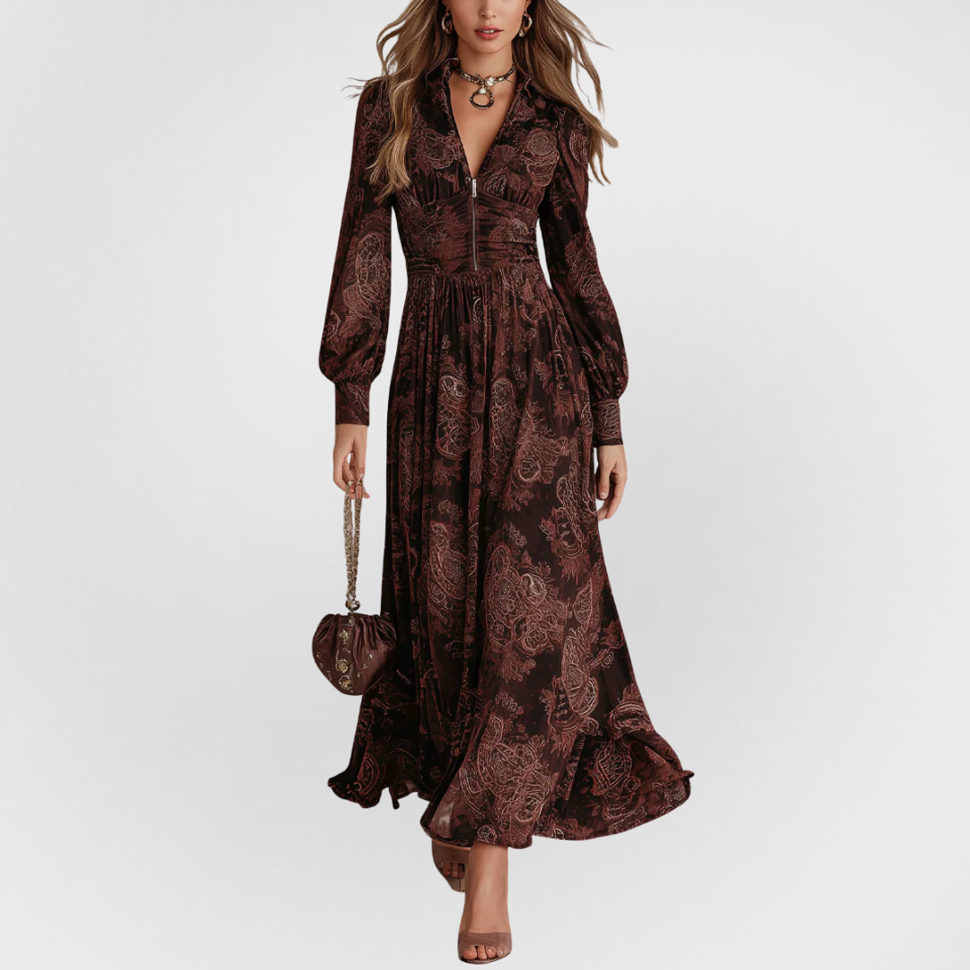 Elora – "Artisan Paisley" Fluid Silhouette