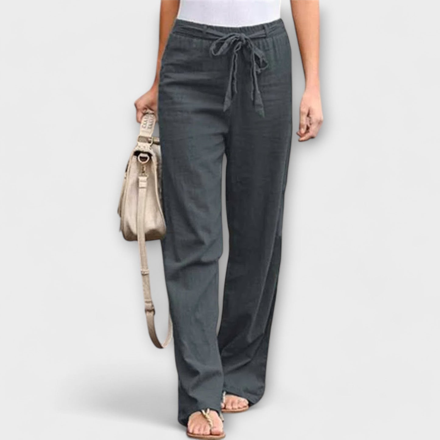 Loreen – Effortless Wide-Leg Linen Trousers