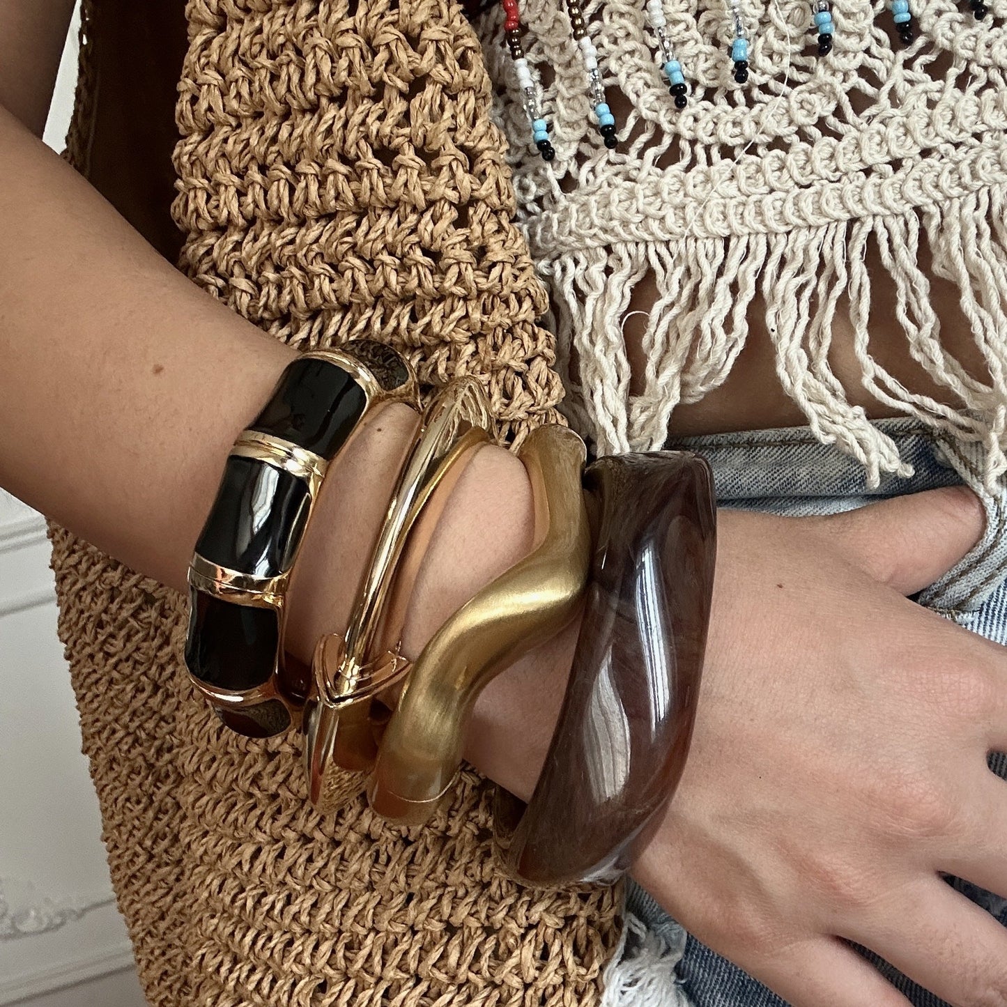 Ensley | Sculptural Molten Luxe Cuff