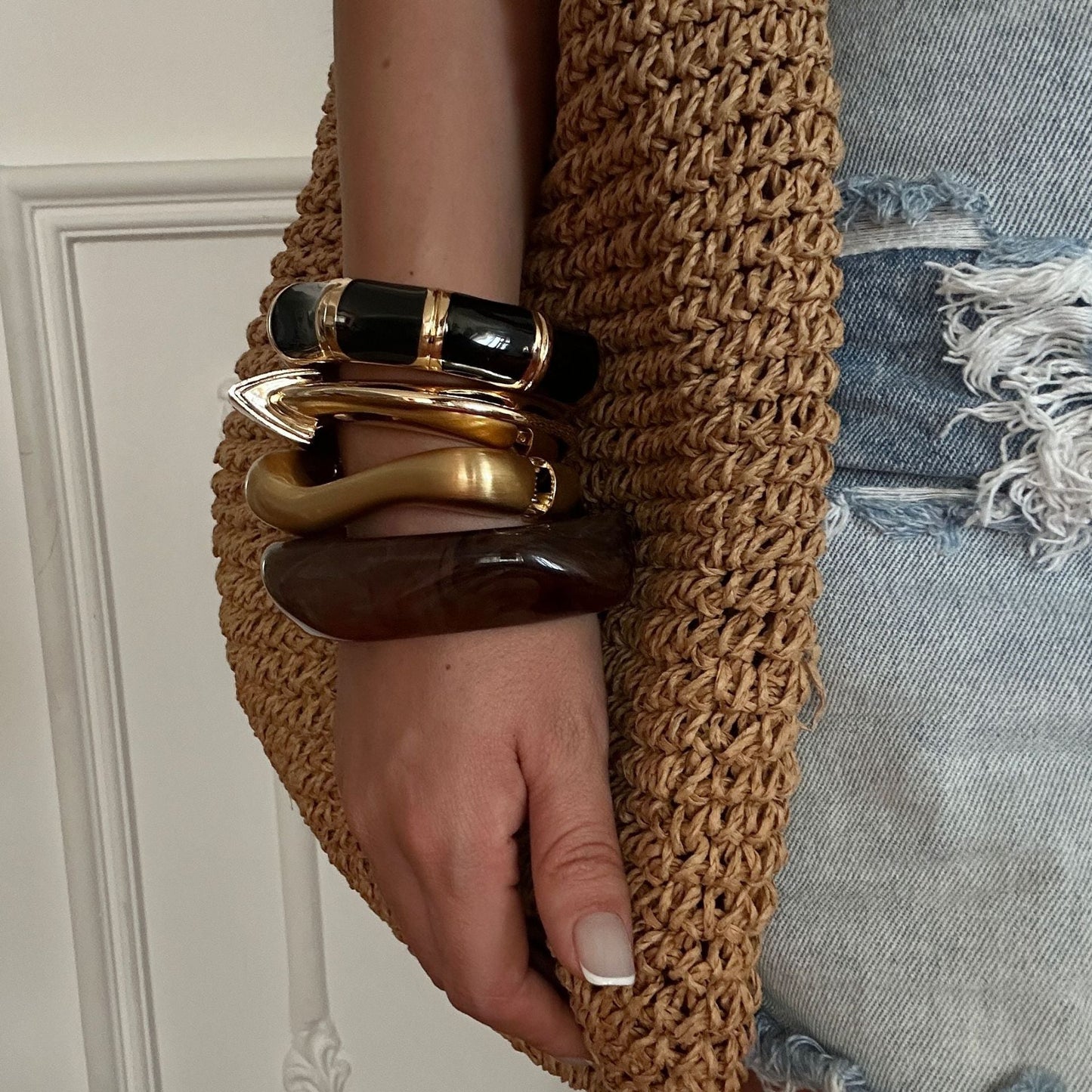Ensley | Sculptural Molten Luxe Cuff