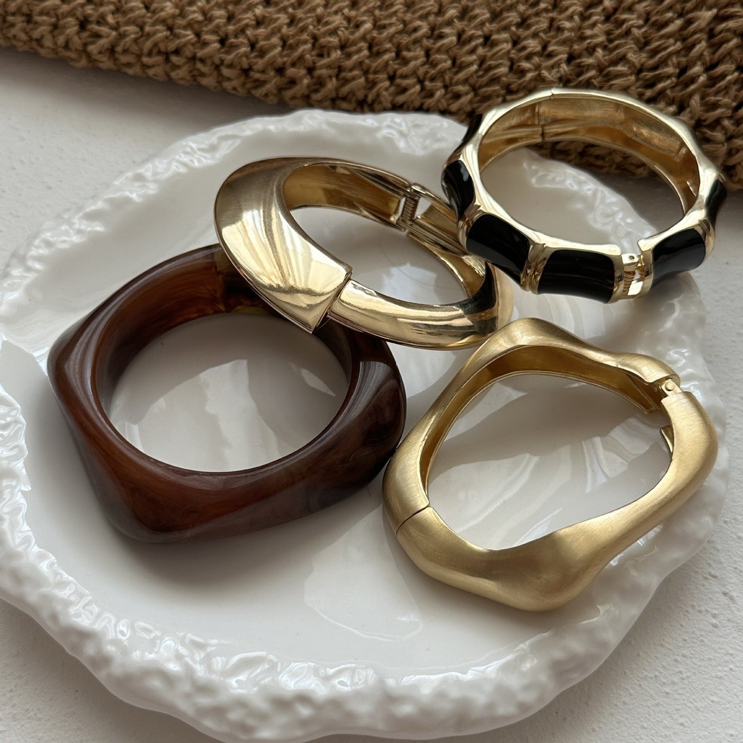 Ensley | Sculptural Molten Luxe Cuff