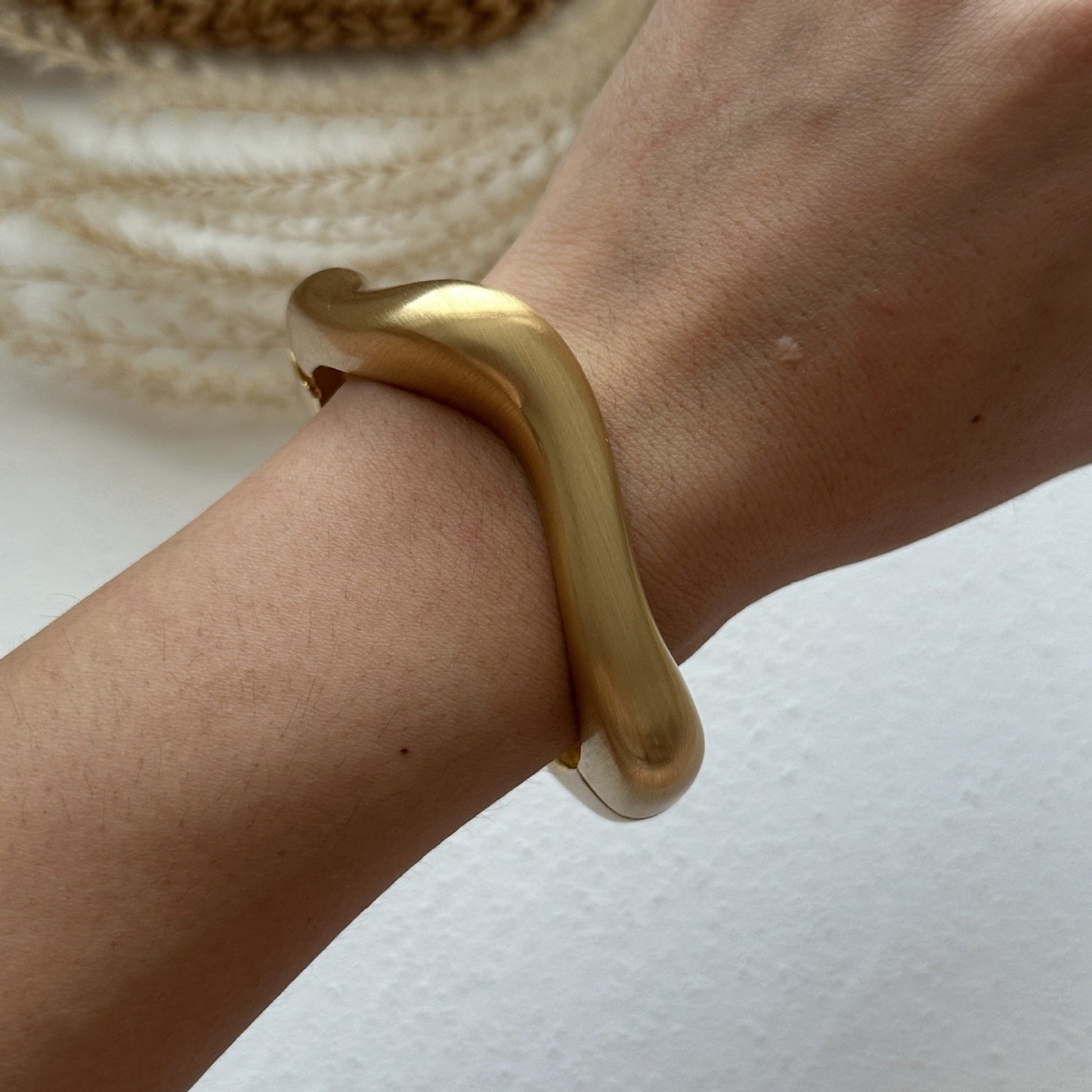 Ensley | Sculptural Molten Luxe Cuff