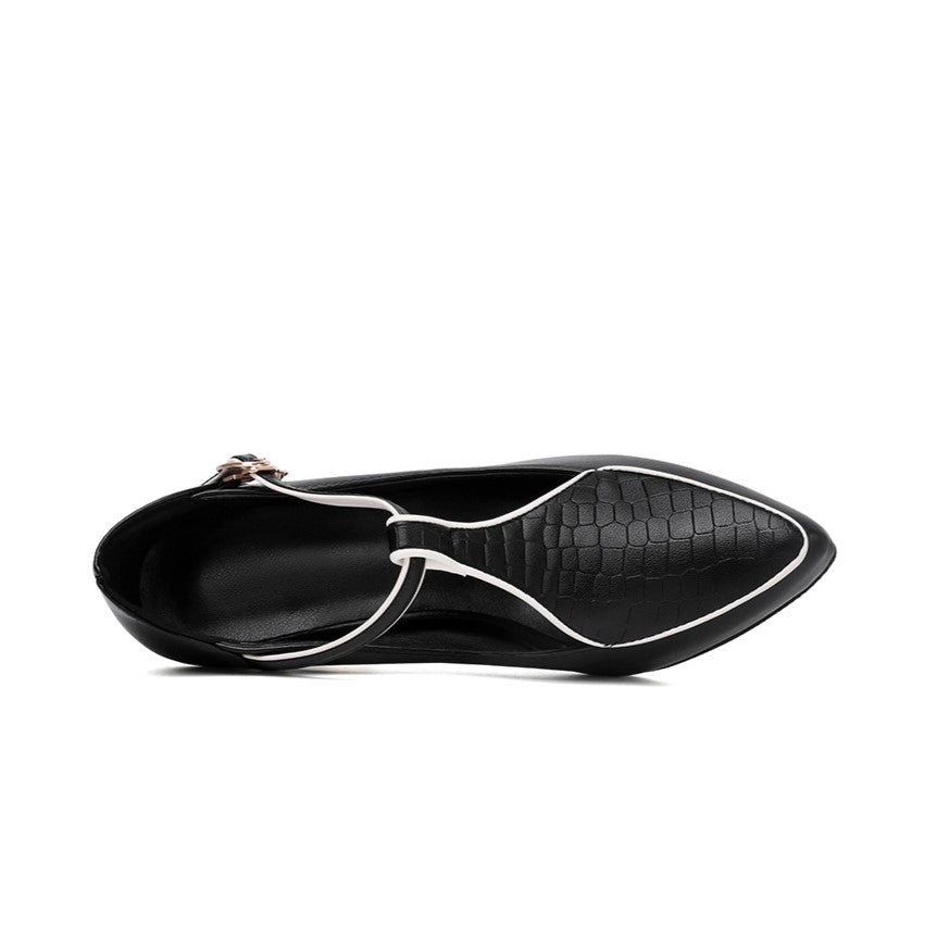 Aurora – Jewel T-Strap Pumps