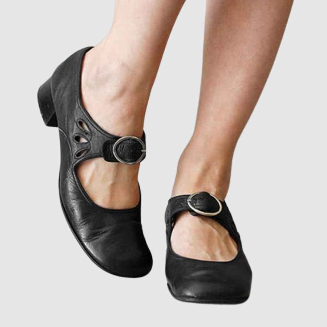 Mary Jane Daisy – Elegant Flat Shoes