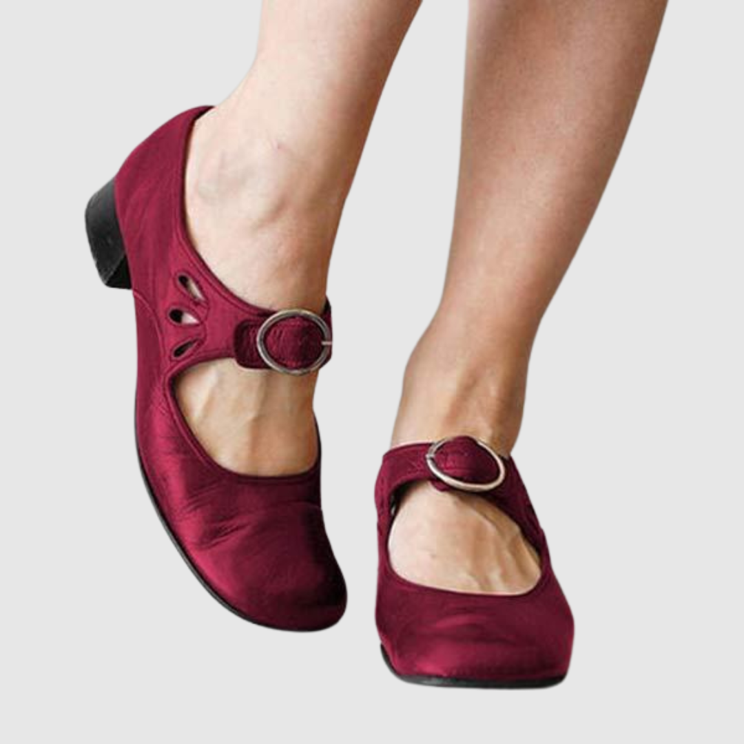 Mary Jane Daisy – Elegant Flat Shoes