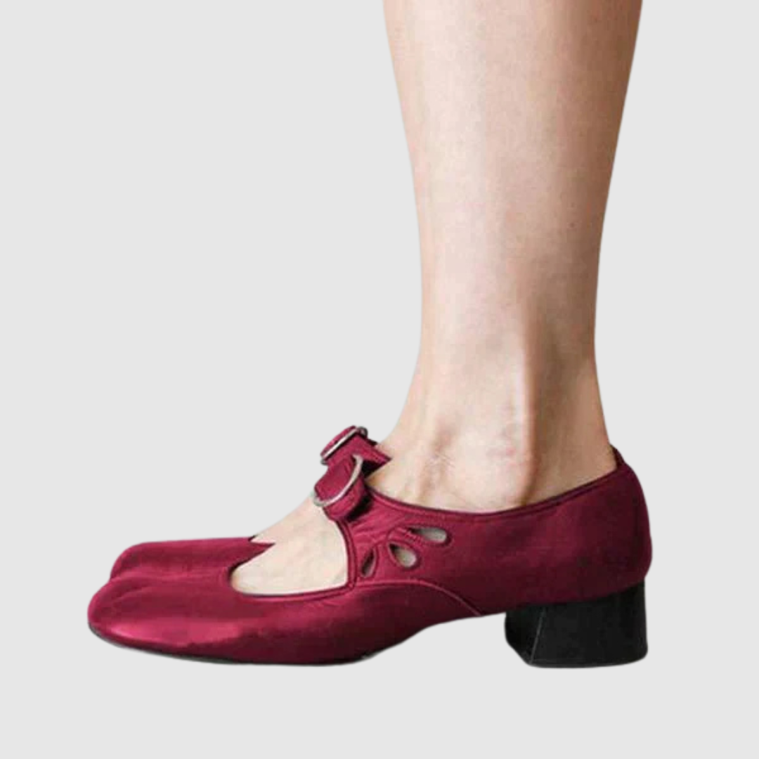 Mary Jane Daisy – Elegant Flat Shoes