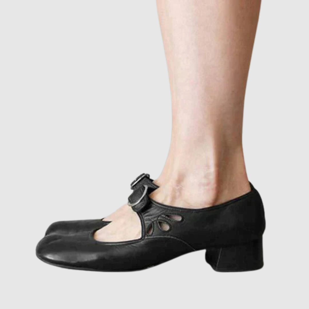 Mary Jane Daisy – Elegant Flat Shoes