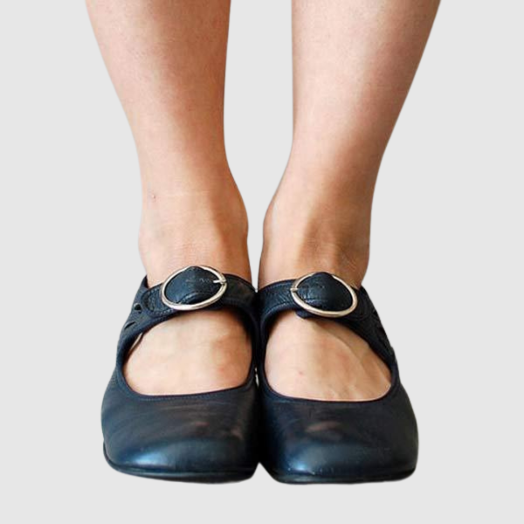 Mary Jane Daisy – Elegant Flat Shoes