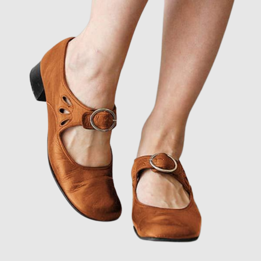 Mary Jane Daisy – Elegant Flat Shoes