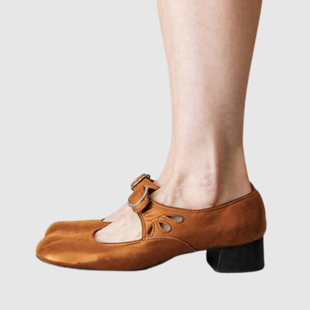 Mary Jane Daisy – Elegant Flat Shoes