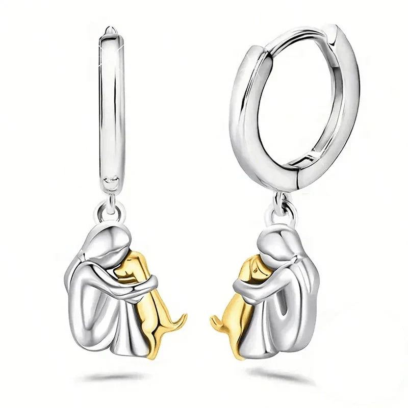 Elisa | The Loyal Heart Huggie Hoops