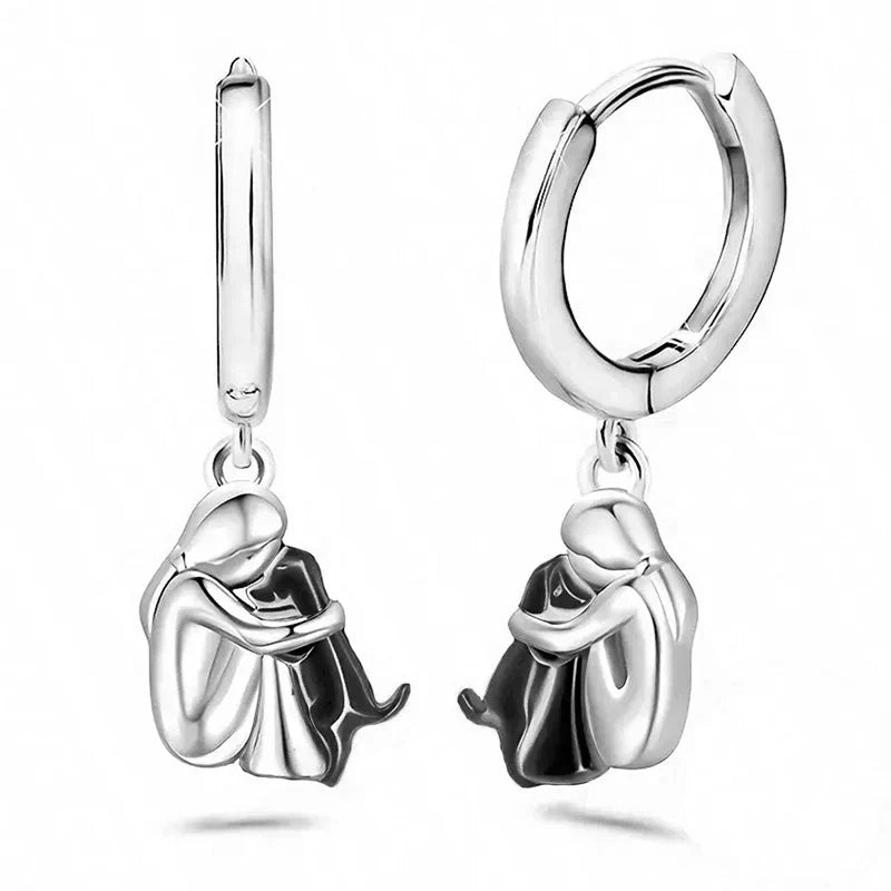 Elisa | The Loyal Heart Huggie Hoops