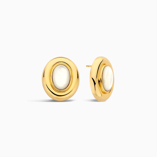 Ameliyana | The 18K Gold Signature Button Studs