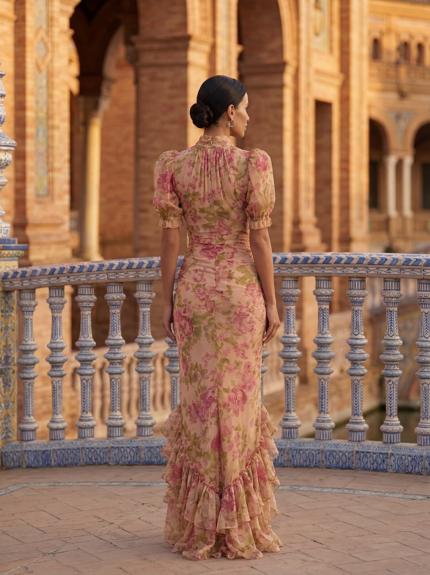 Rosario – "Ruffle Enchantment" Statement Dress