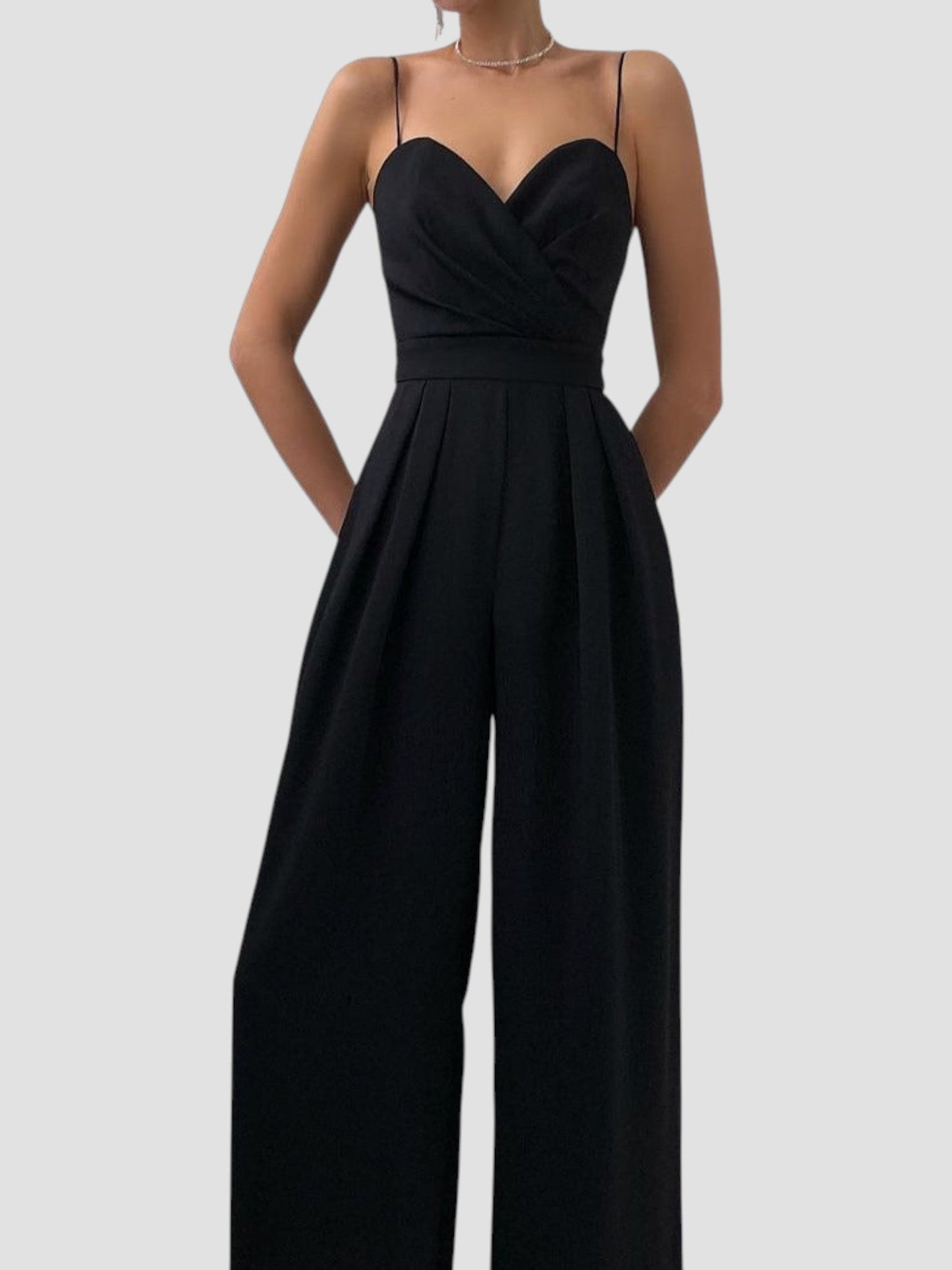 Vanda | The Sculpted Drape Jumpsuit