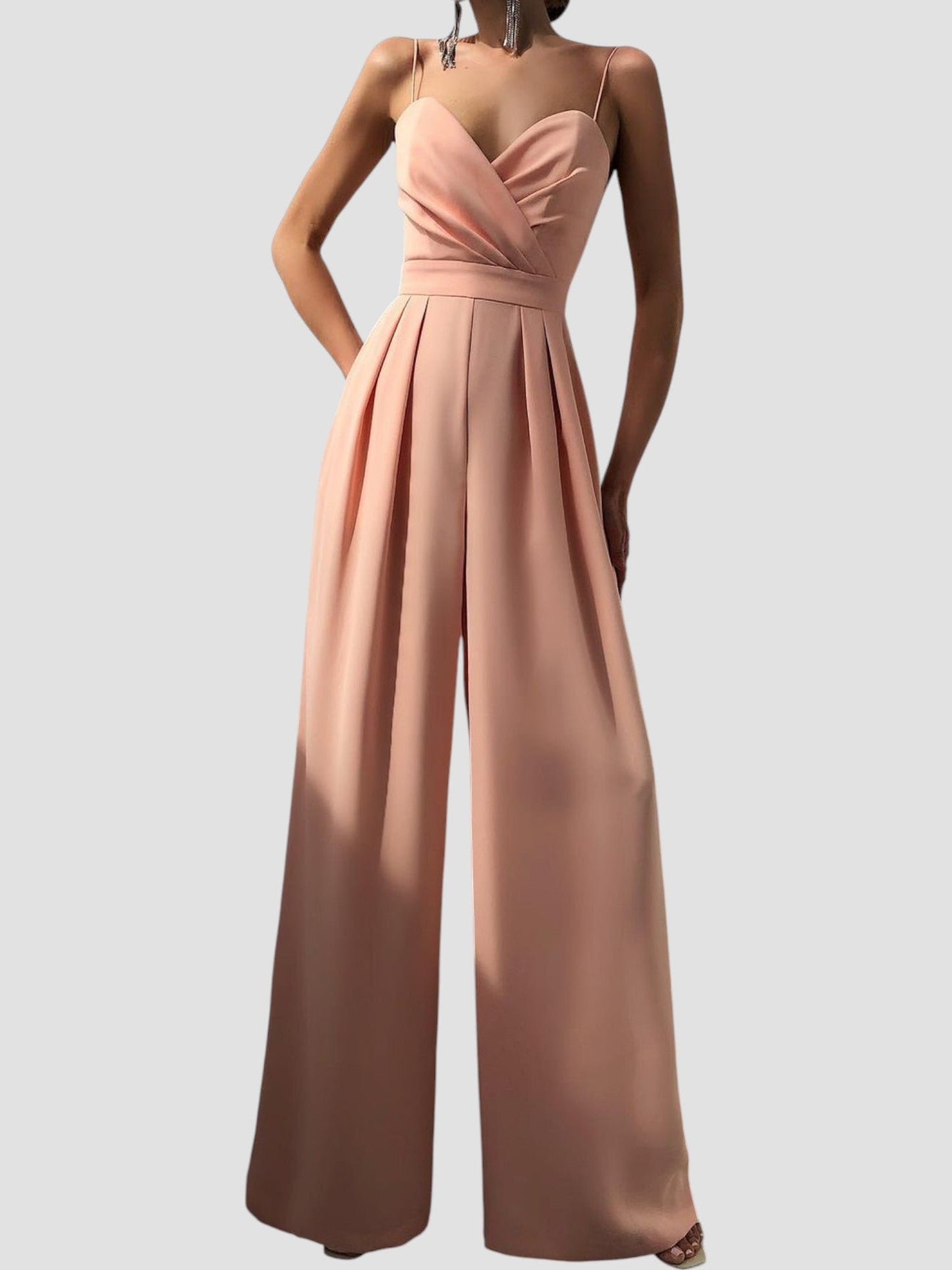 Vanda | The Sculpted Drape Jumpsuit