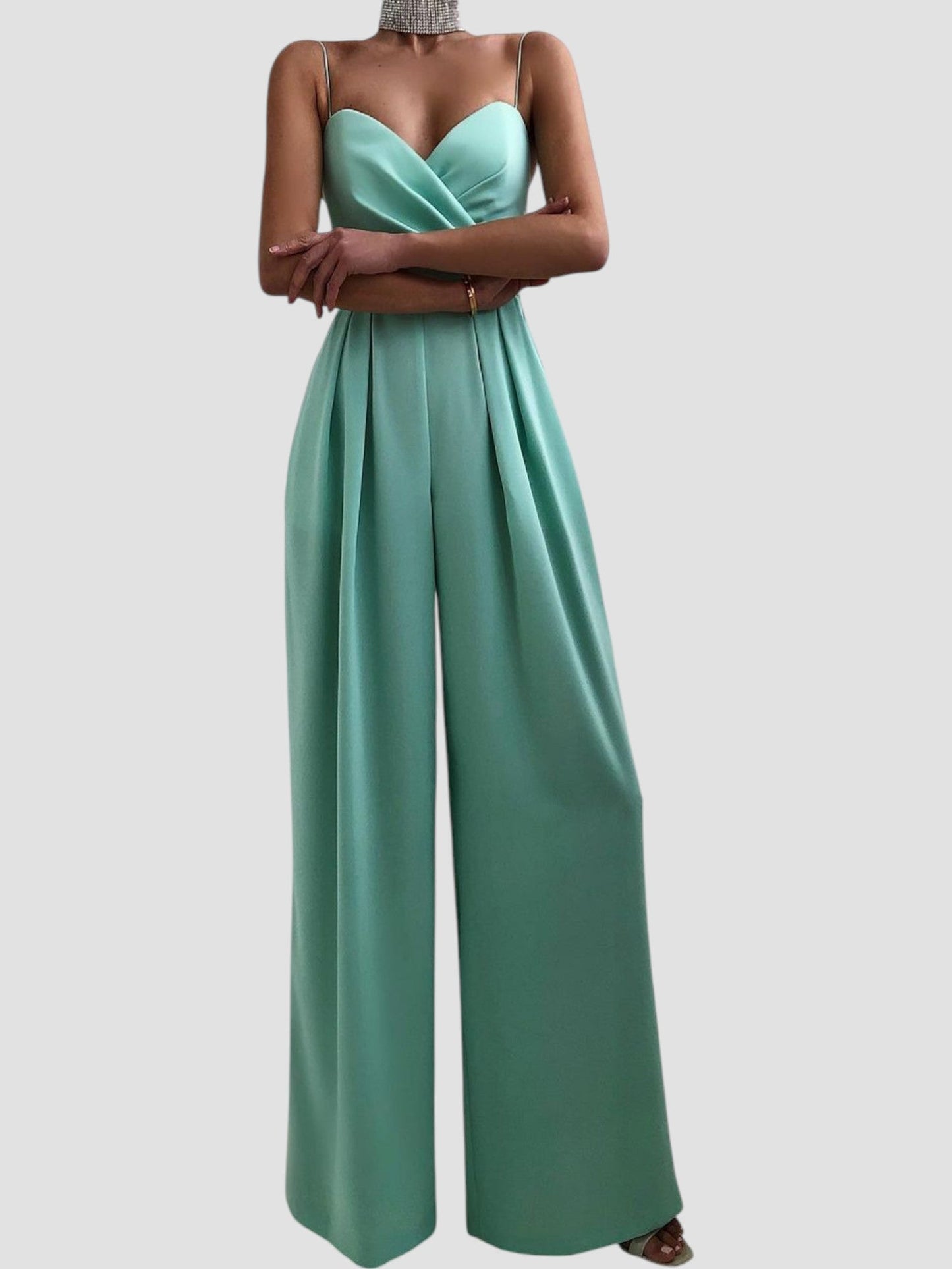Vanda | The Sculpted Drape Jumpsuit