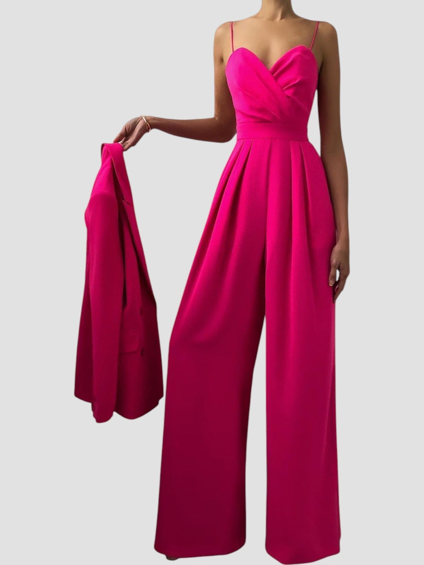 Vanda | The Sculpted Drape Jumpsuit
