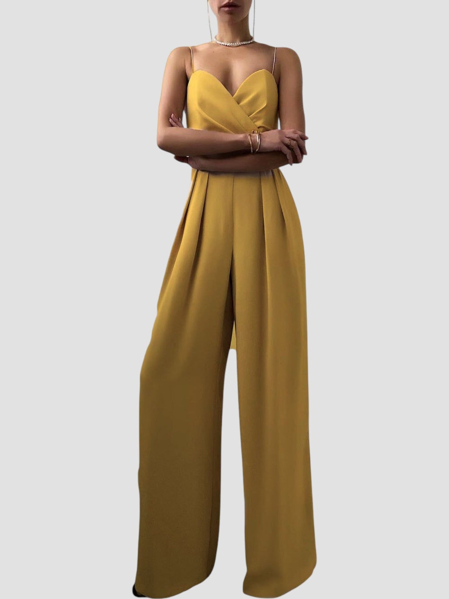 Vanda | The Sculpted Drape Jumpsuit