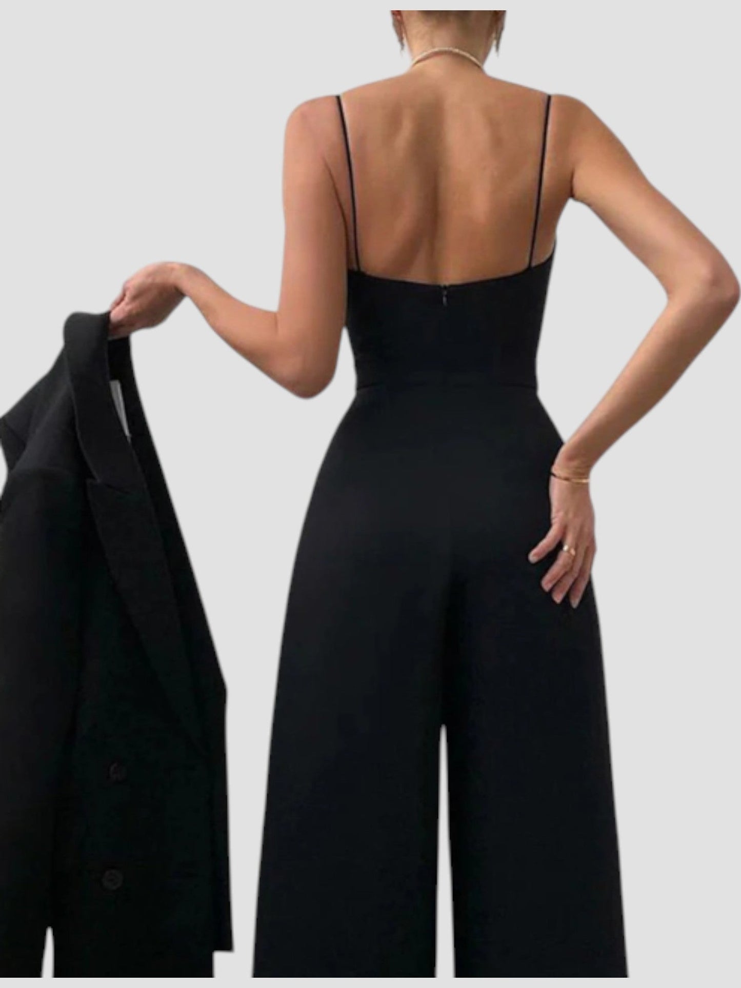 Vanda | The Sculpted Drape Jumpsuit