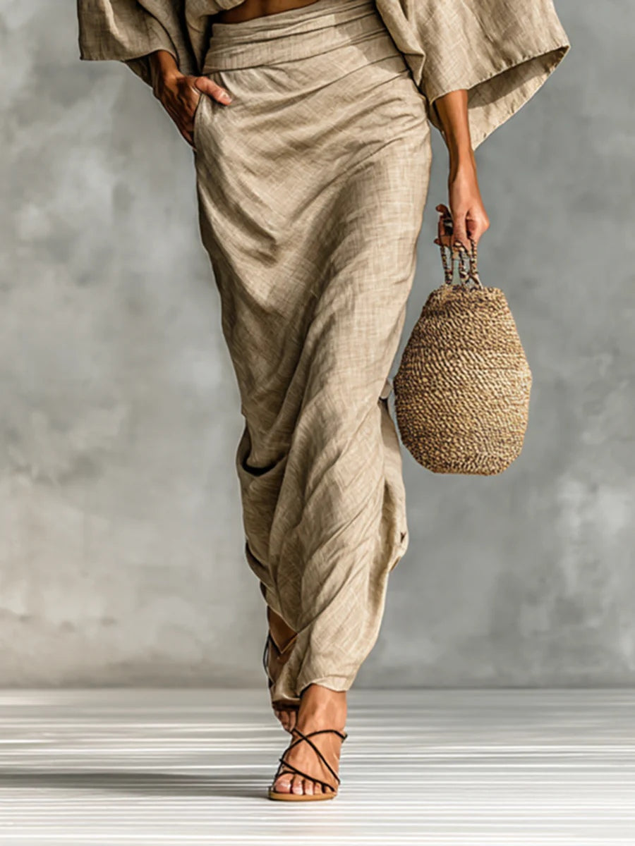 Julia – "Divine Drape" Two-Piece Set