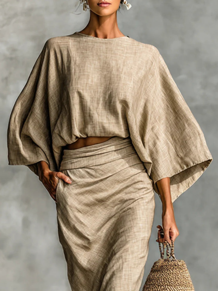 Julia – "Divine Drape" Two-Piece Set