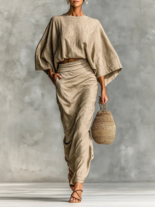 Julia – "Divine Drape" Two-Piece Set