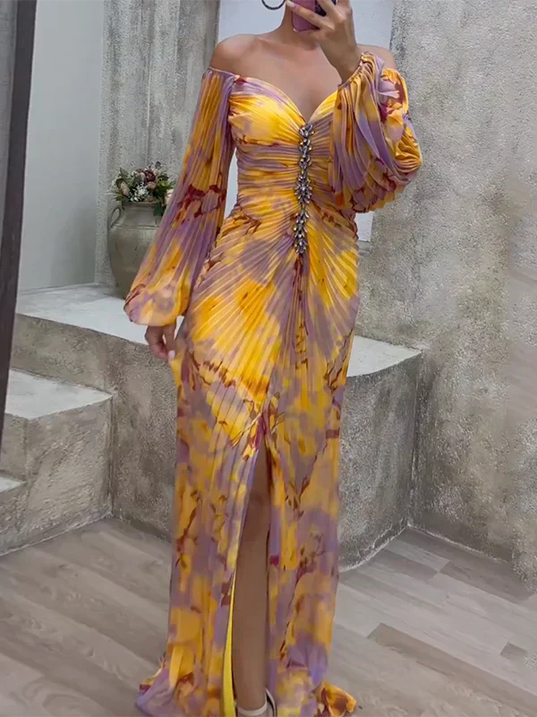 Sofia – "Fluid Elegance" Maxi Dress