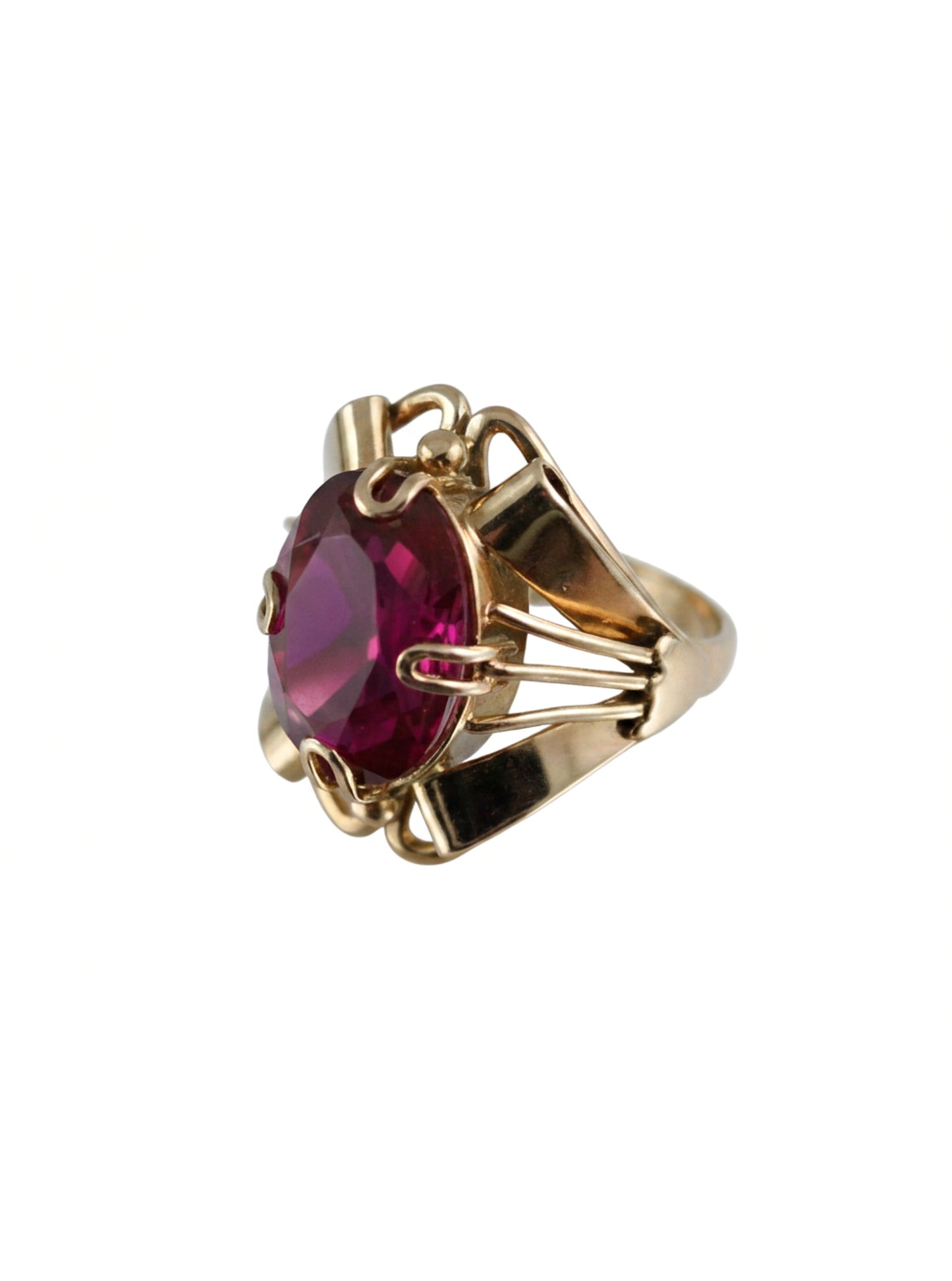 Harriet - Artisan Gold & Speckled Stone Ring