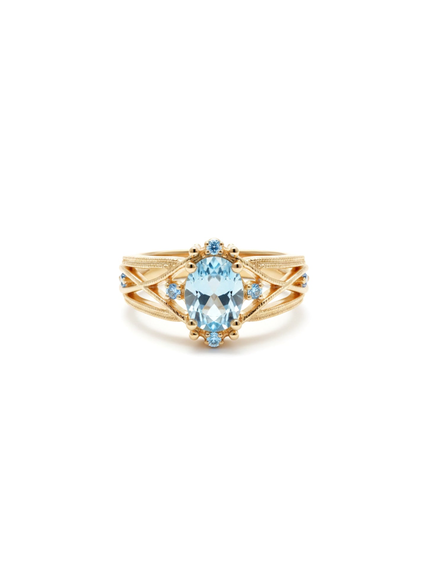 Azure - Deep Sea Blue Vintage Inlay